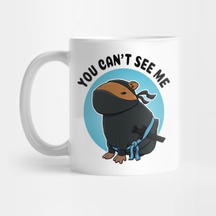 You can't see me Capybara Ninja Mug